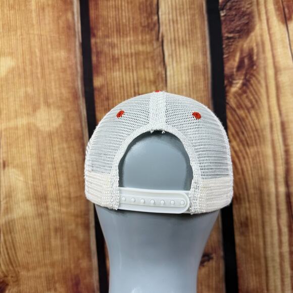 General Lee Hat Orange White Cooters Garage Mesh Back Dukes Hazzard County New - Picture 4 of 10
